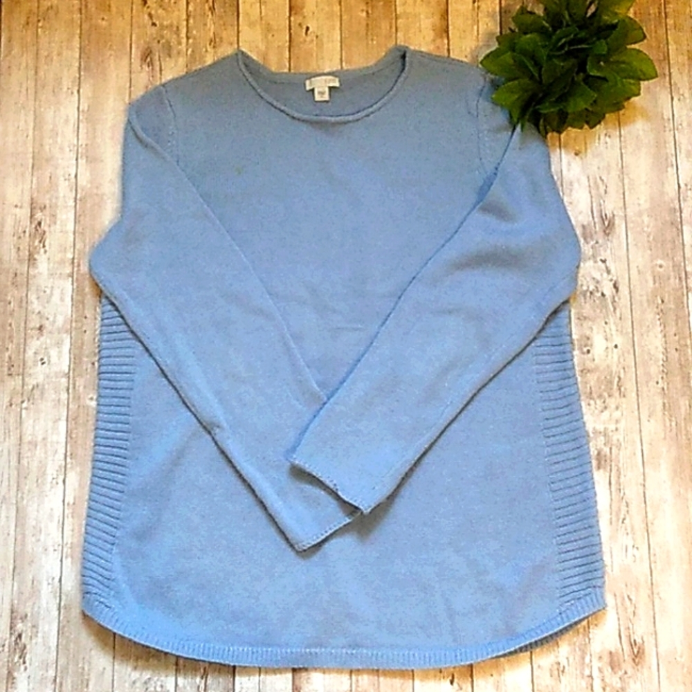 J. Jill women's baby blue sweater Medium (J2)